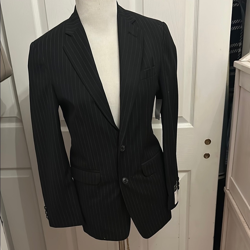 Chaps Boys Size 14 Pin Striped  Blazer